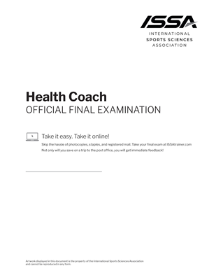 Health Coach Exam