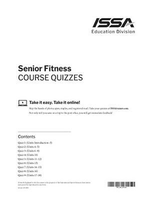 Senior Fitness Certification - Quiz
