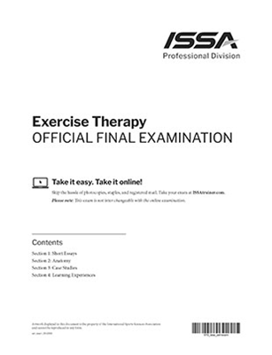 Exercise Therapy Exam
