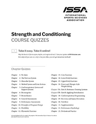 Strength and Conditioning Quiz